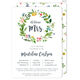 White Bud Wreath Invitations Image 4 of 6